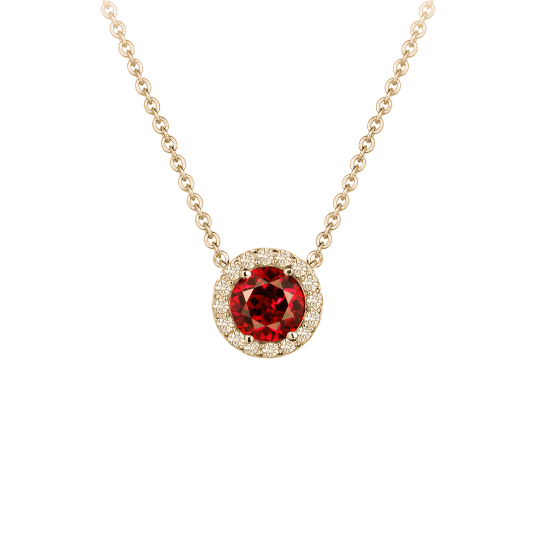 VerOna Ruby Round Necklace