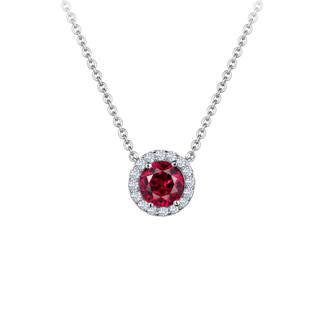 VerOna Ruby Round Necklace
