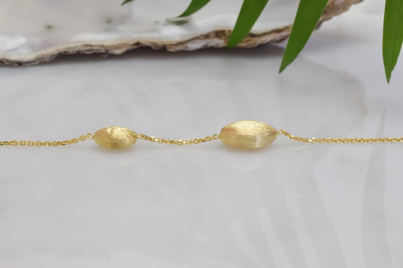 Dames armband 14k, armband met 2 hangers goud, gouden dames armband, verstselbare armband goud, 14k armband sieraden, dames 14k armband