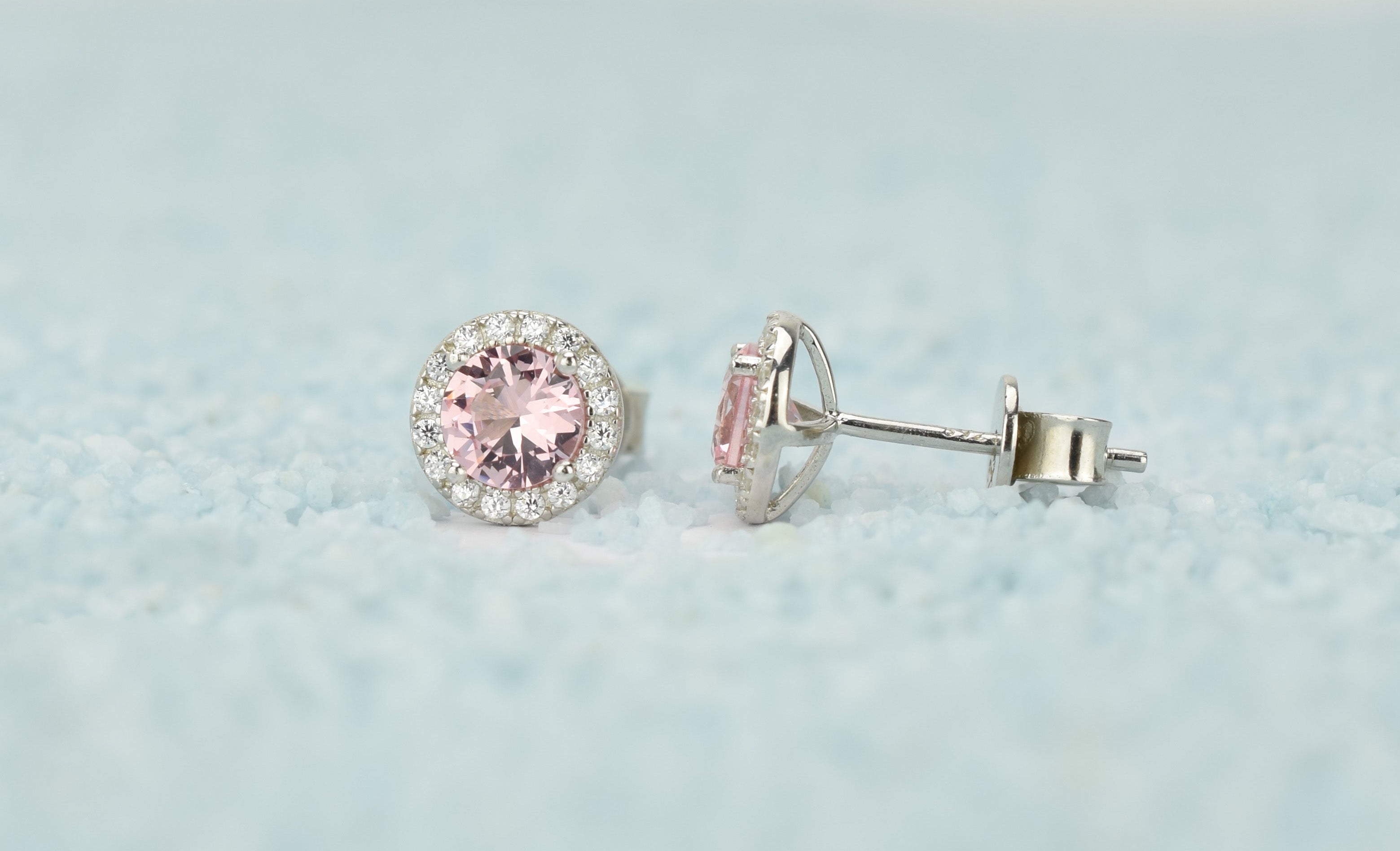 Morganiet stenen oorbellen, oorbellen morganite stenen, gouden morganiet oorbellen, roze oorbellen, natuurstenen oorbellen, ronde oorbellen, 18k oorbellen, morganiet roze oorbellen, roze gouden oorbellen, 18k rose gouden morganiet oorbellen, zilveren morganiet oorbellen, zilveren ronde oorbellen, zilveren 925 oorbellen natuurstenen, birthstone, geboorte stenen