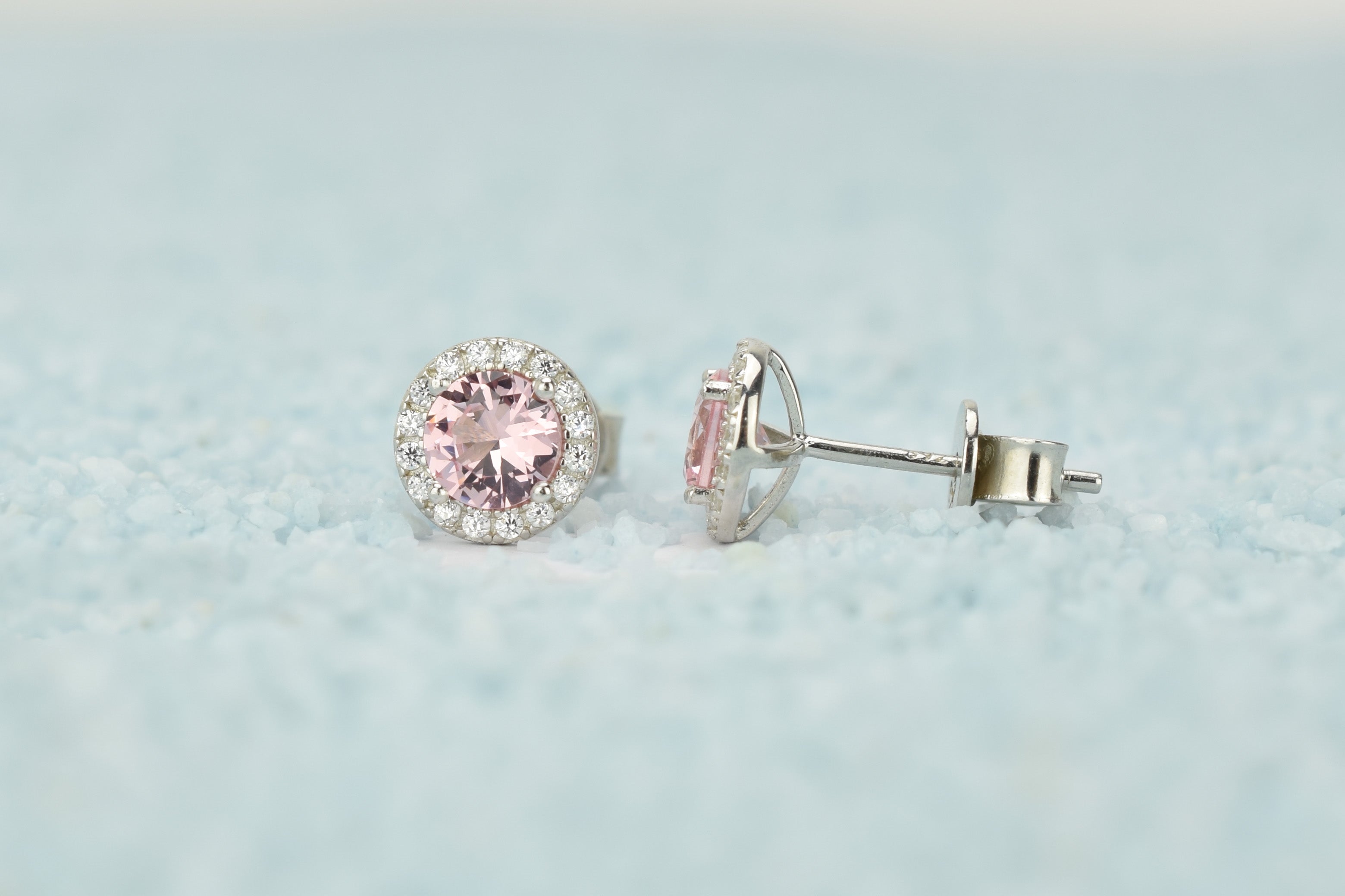 Morganiet stenen oorbellen, oorbellen morganite stenen, gouden morganiet oorbellen, roze oorbellen, natuurstenen oorbellen, ronde oorbellen, 18k oorbellen, morganiet roze oorbellen, roze gouden oorbellen, 18k rose gouden morganiet oorbellen, zilveren morganiet oorbellen, zilveren ronde oorbellen, zilveren 925 oorbellen natuurstenen, birthstone, geboorte stenen