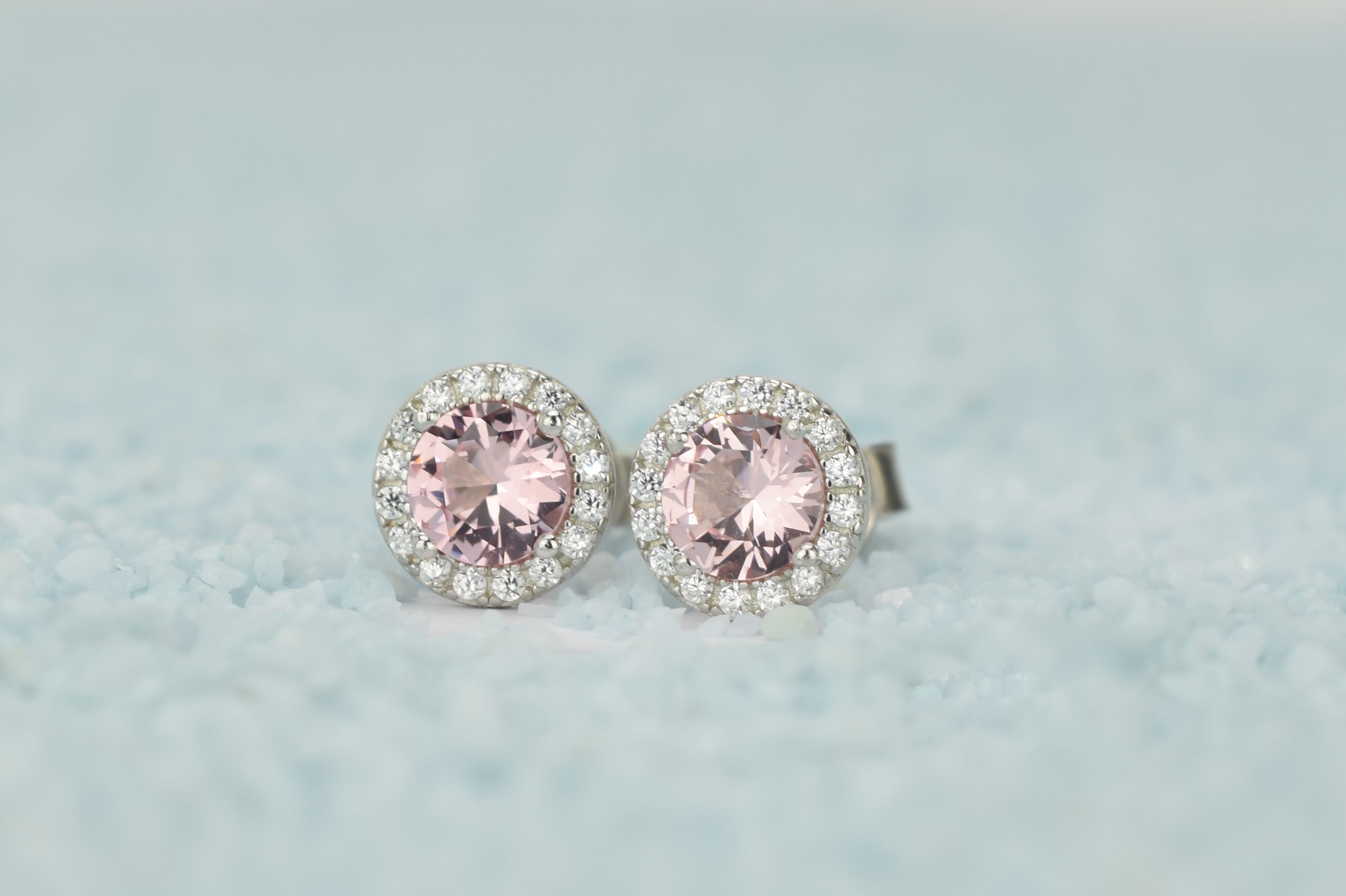 Morganiet stenen oorbellen, oorbellen morganite stenen, gouden morganiet oorbellen, roze oorbellen, natuurstenen oorbellen, ronde oorbellen, 18k oorbellen, morganiet roze oorbellen, roze gouden oorbellen, 18k rose gouden morganiet oorbellen, zilveren morganiet oorbellen, zilveren ronde oorbellen, zilveren 925 oorbellen natuurstenen, birthstone, geboorte stenen