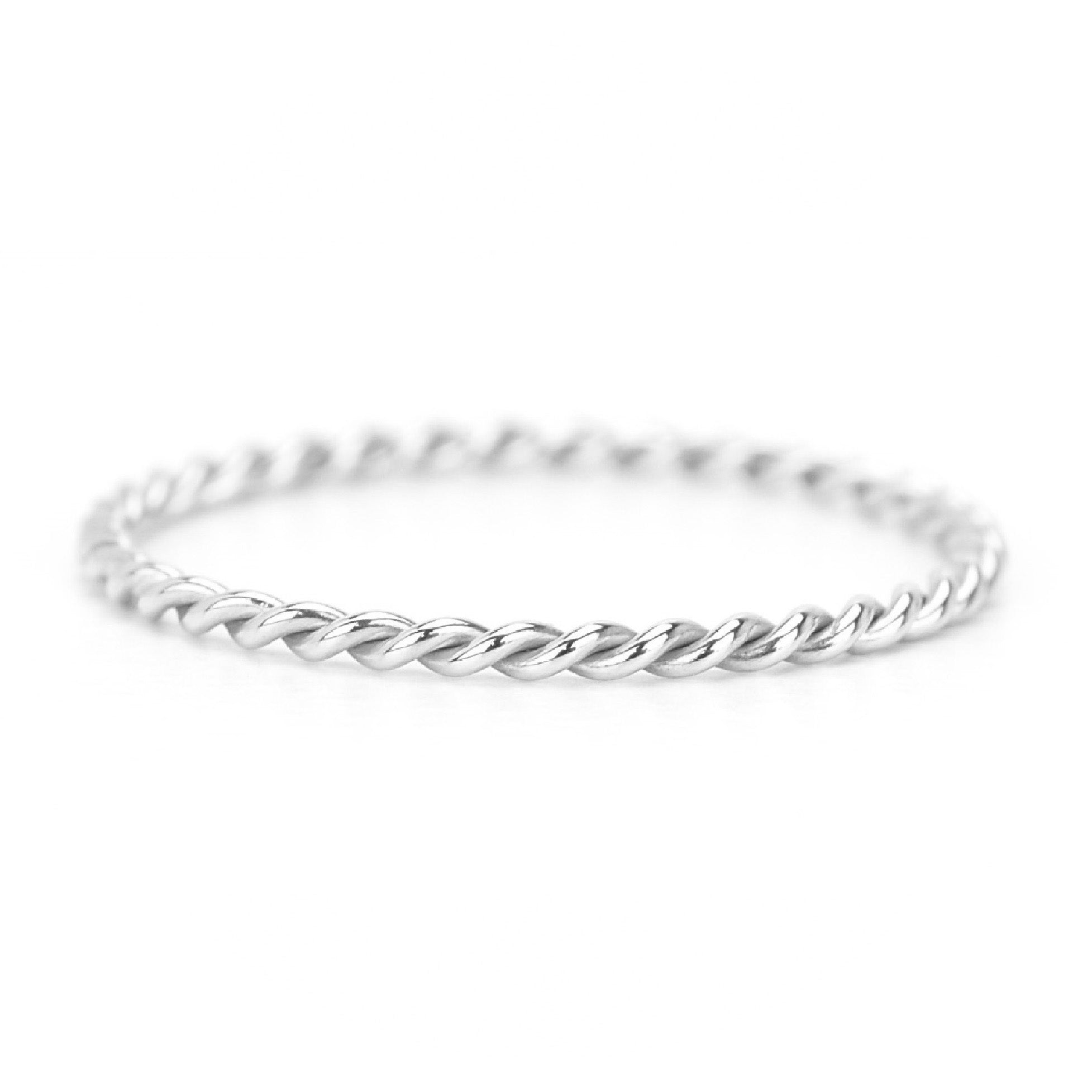 Aanschuifring 14K Goud Twisted 1.2mm BeMy