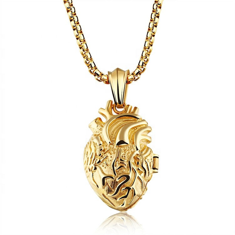 Medaillon hart ketting, ketting voo rmannen, zilveren ketting voor mannen, Medaillon hart voo rmannen, Medaillon ketting mannen, zwarte ketting voor mannen