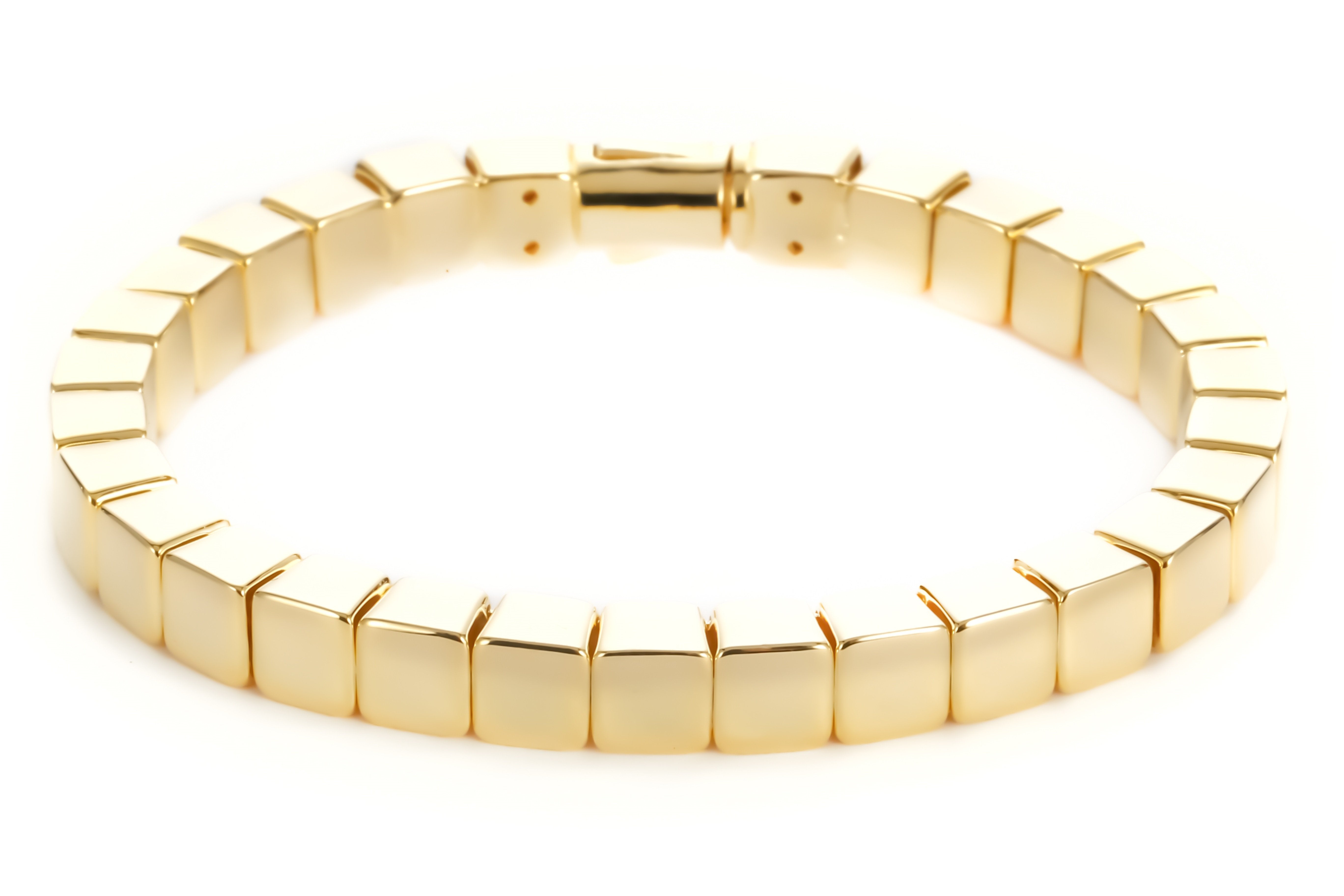 Capital Gold, Cube Bracelet, Mens bracelet, large men bracelet, gold bracelet, cube cuff, Large men bracelet, wide men bracelet,