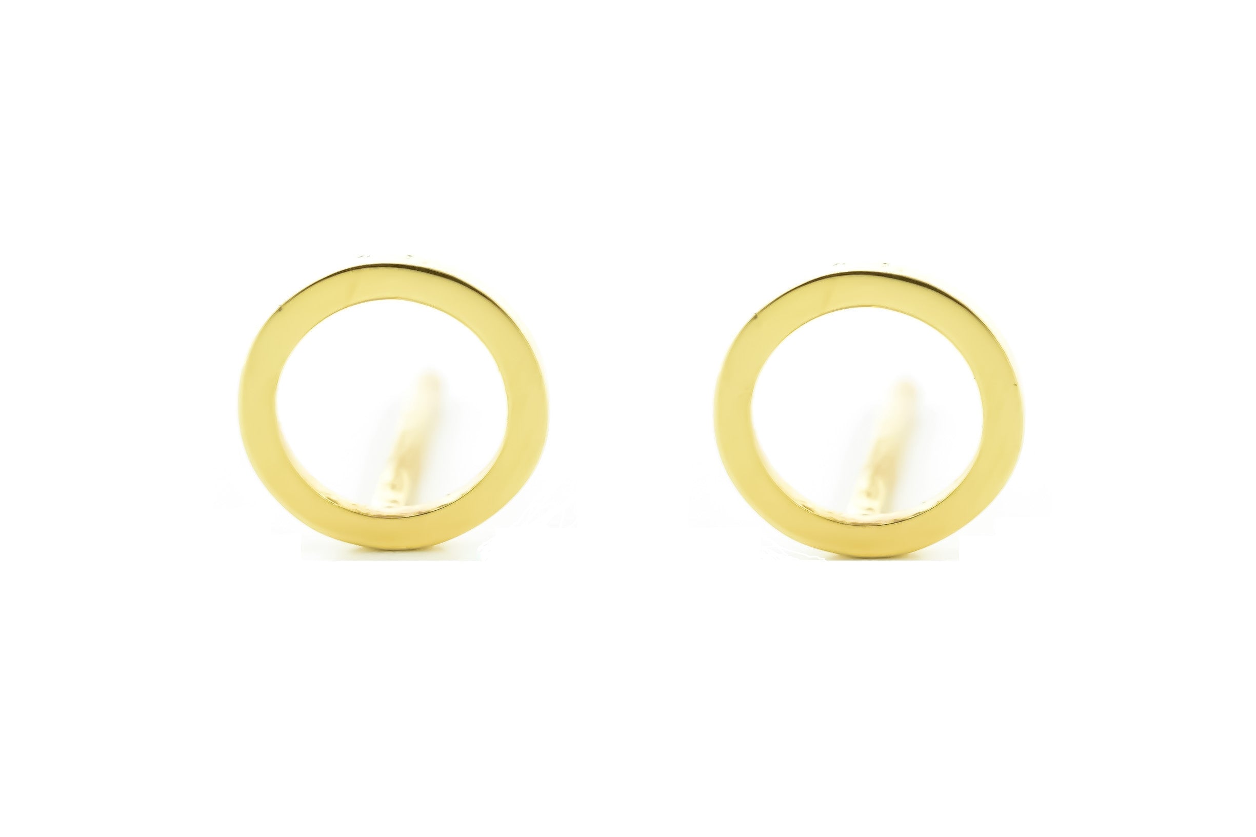 Gouden oorbellen open rondjes, open rondjes oorbellen goud voor dames, dames gouden oorbellen, ronde oorbellen meisjes, open cirkel oorbellen, 14k gouden oorbellen open rondjes