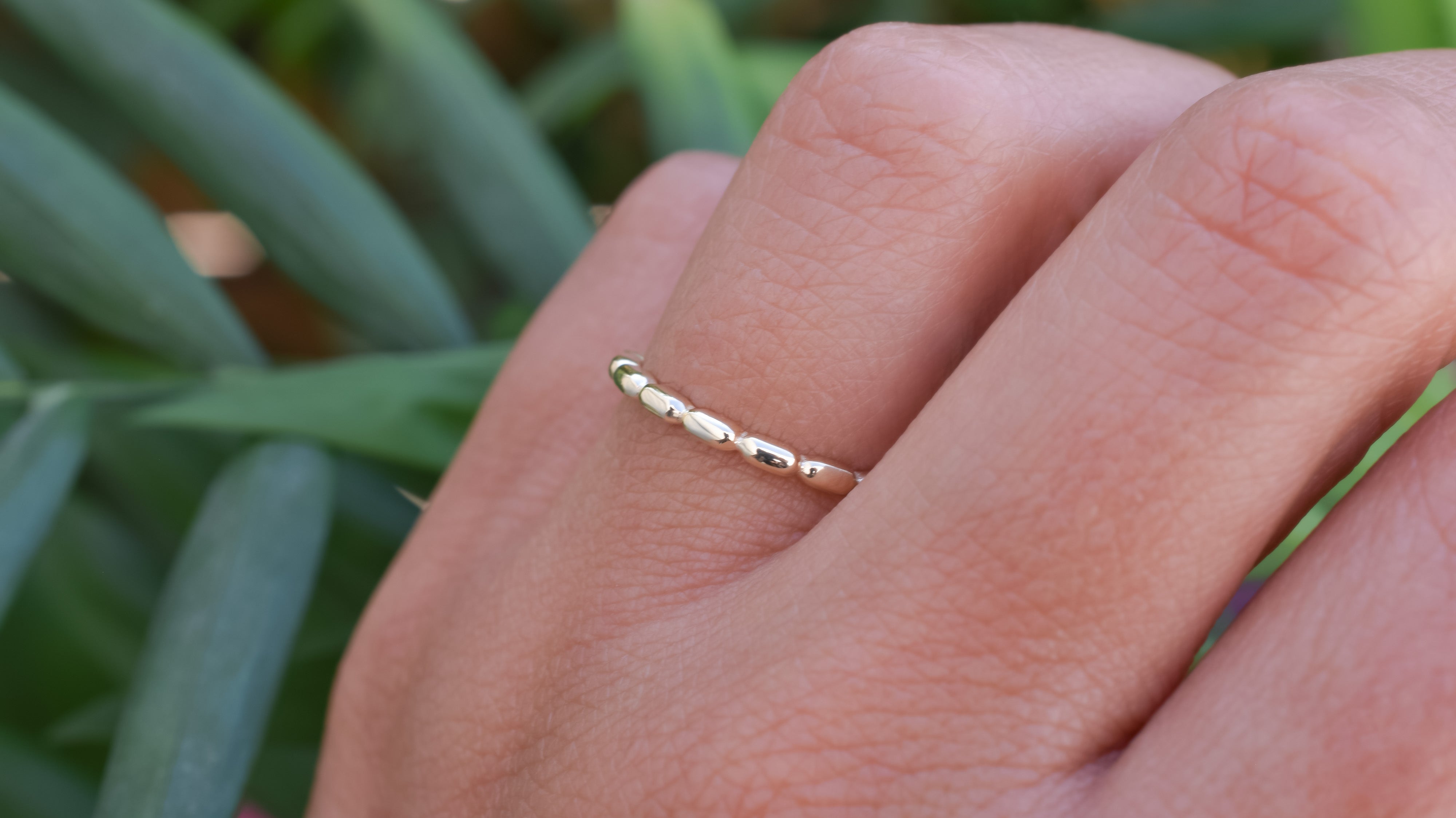 Balkjes ring, 14k gouden balkjes ring, rinbg 14k, aanschuifring, stapelring goud, unieke stapelring