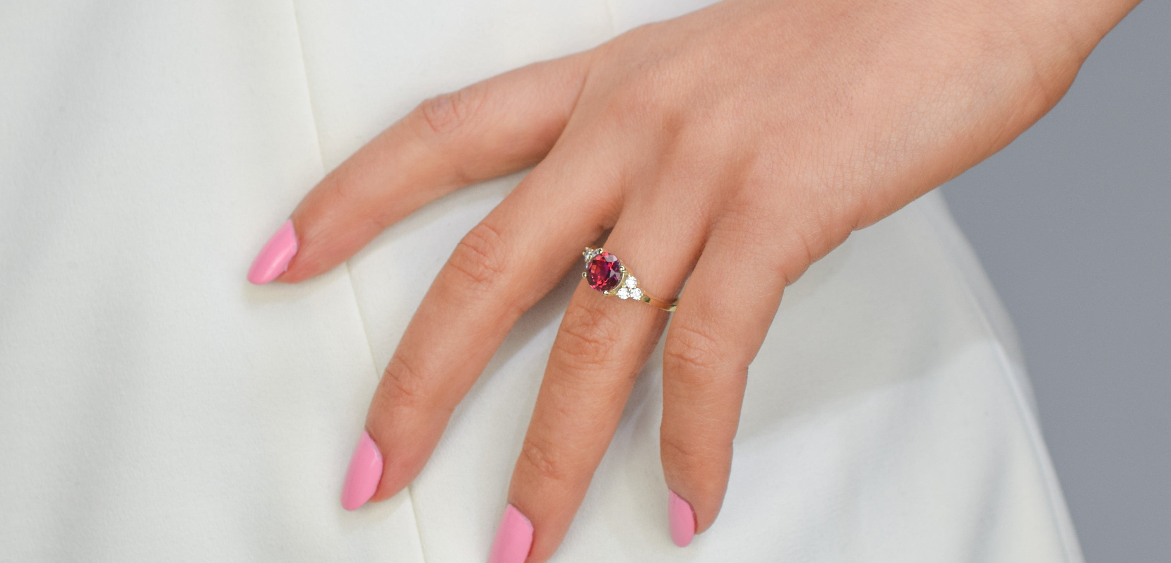 14k ring, swarovski ring goud, gouden swarovski steen ring, topaas ring, rode topaas ring, natuurlijke steen, topaas 18k ring, verlovingsring, vintage gouden ring, vintage 14k ring