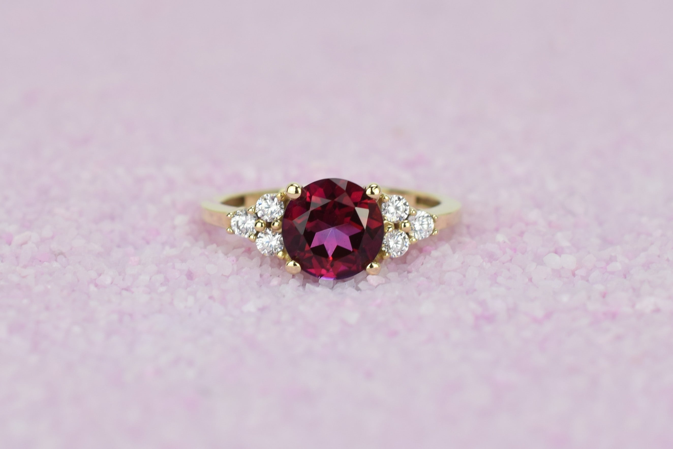 14k ring, swarovski ring goud, gouden swarovski steen ring, topaas ring, rode topaas ring, natuurlijke steen, topaas 18k ring, verlovingsring, vintage gouden ring, vintage 14k ring