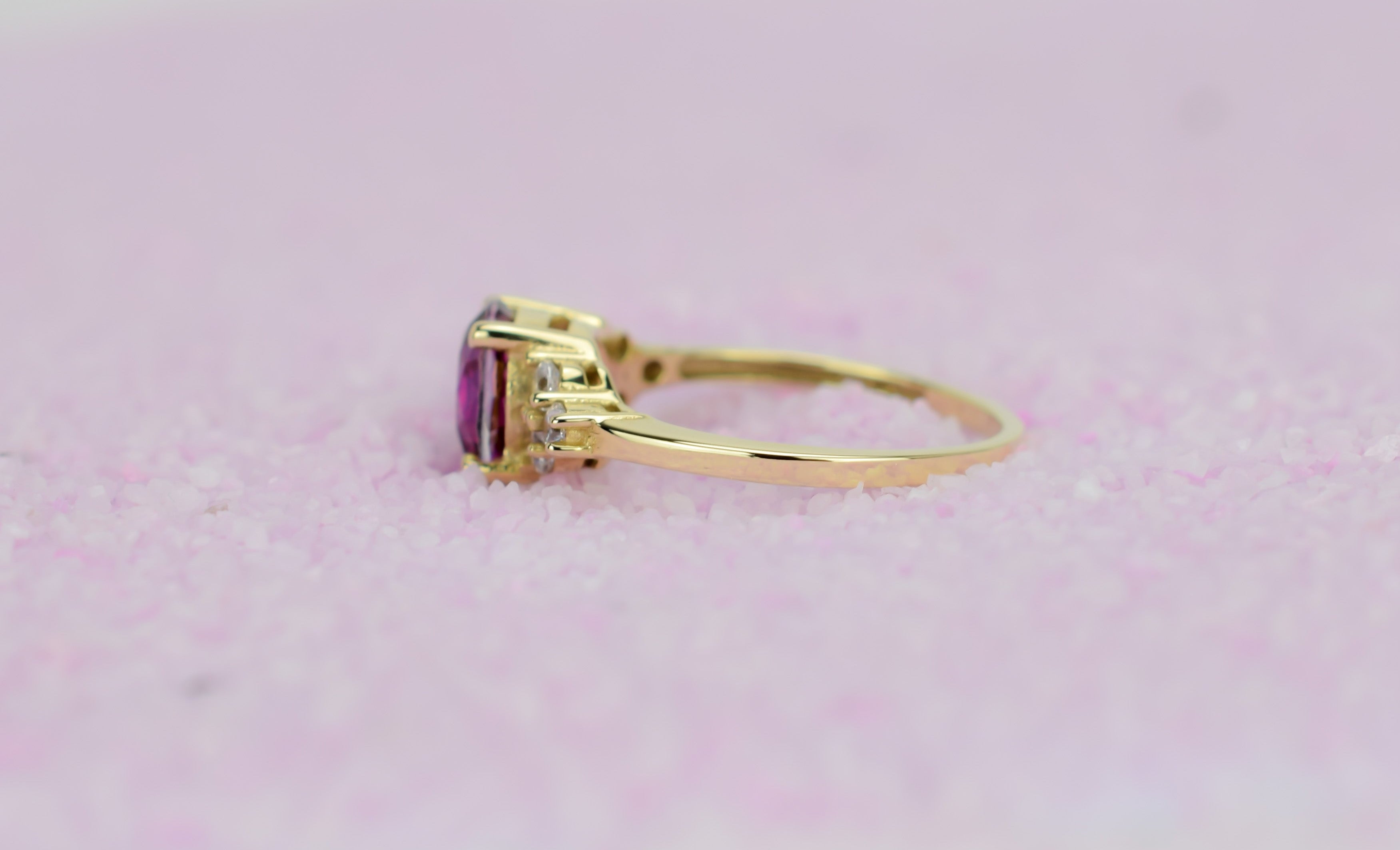 14k ring, swarovski ring goud, gouden swarovski steen ring, topaas ring, rode topaas ring, natuurlijke steen, topaas 18k ring, verlovingsring, vintage gouden ring, vintage 14k ring