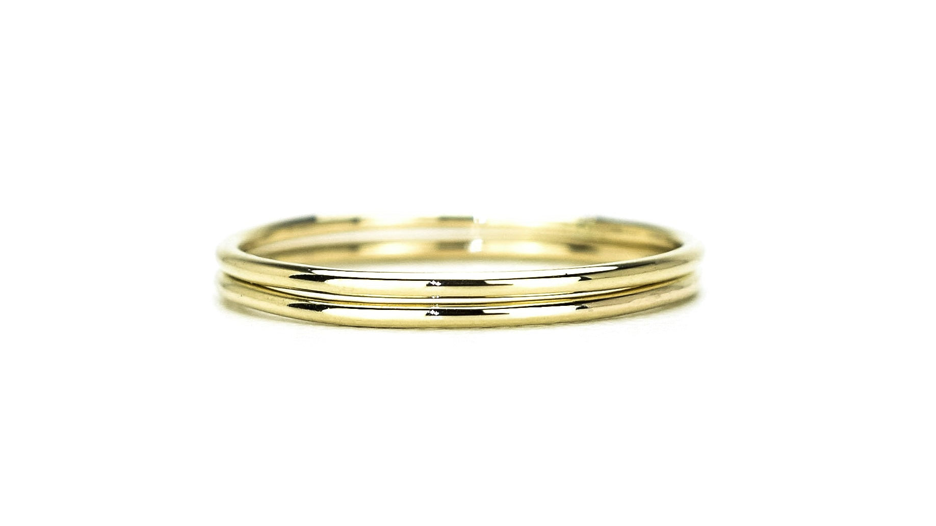 Aanschuifring goud, 14k aanschuif ring, 2 ringen goud, twee 14k ringset, ringset 14k, fijne ringset, ringen 14k, aanschuifringen, stapelringen 14k goud