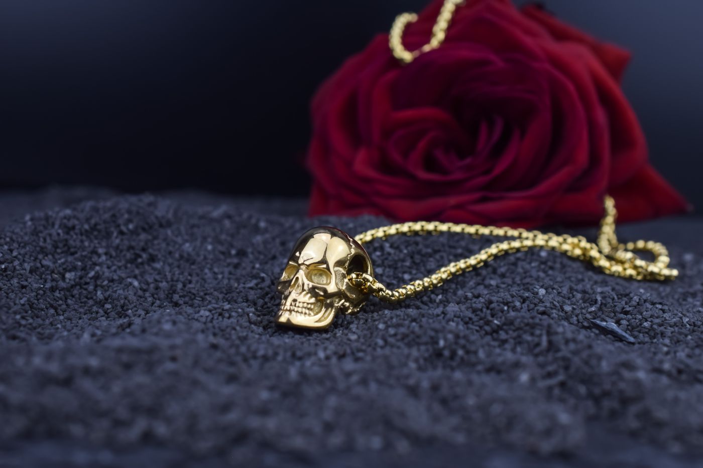 Doodskop ketting zilverkleurig, mannen doodskop ketting, mannen ketting, zwarte doodskop ketting, gouden mannen ketting, doodskop, doodskop ketting