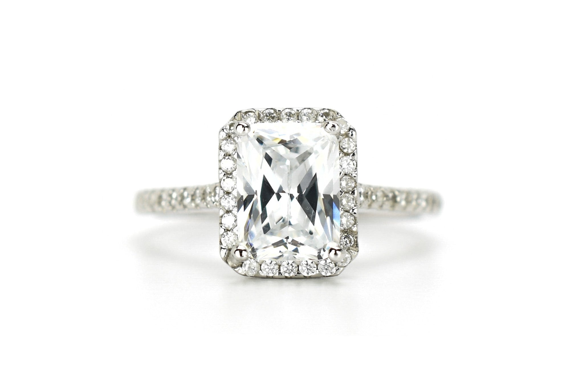 Vierkante ring zilver, zilveren vierkante ring, gouden vierkante ring, verlovingsring zilver, prinses ring zilver, ring met stenen, vierkante prinses ring