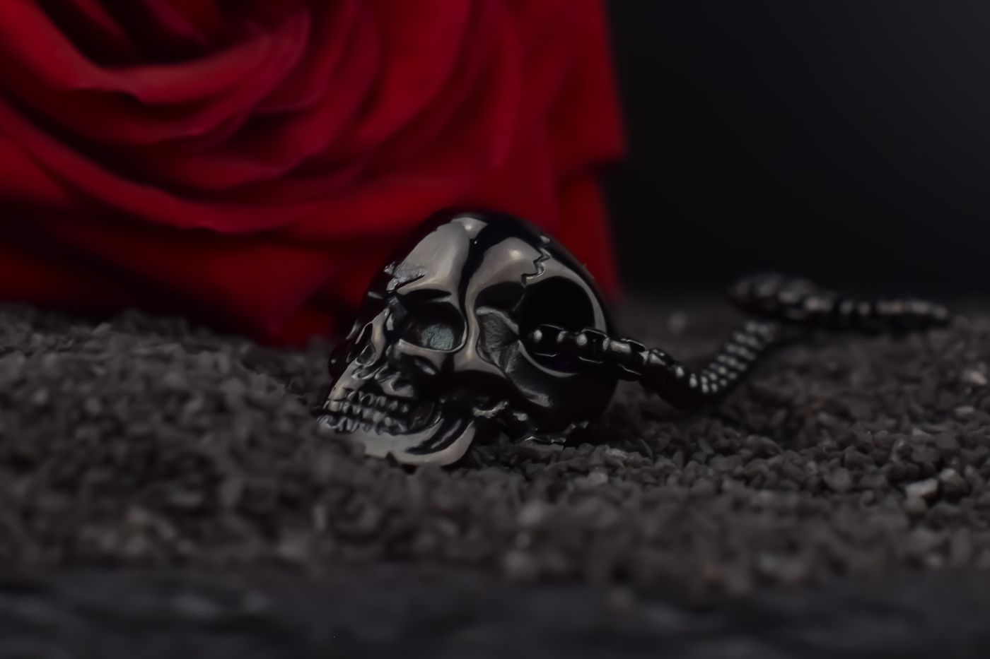 Doodskop ketting zilverkleurig, mannen doodskop ketting, mannen ketting, zwarte doodskop ketting, gouden mannen ketting, doodskop, doodskop ketting