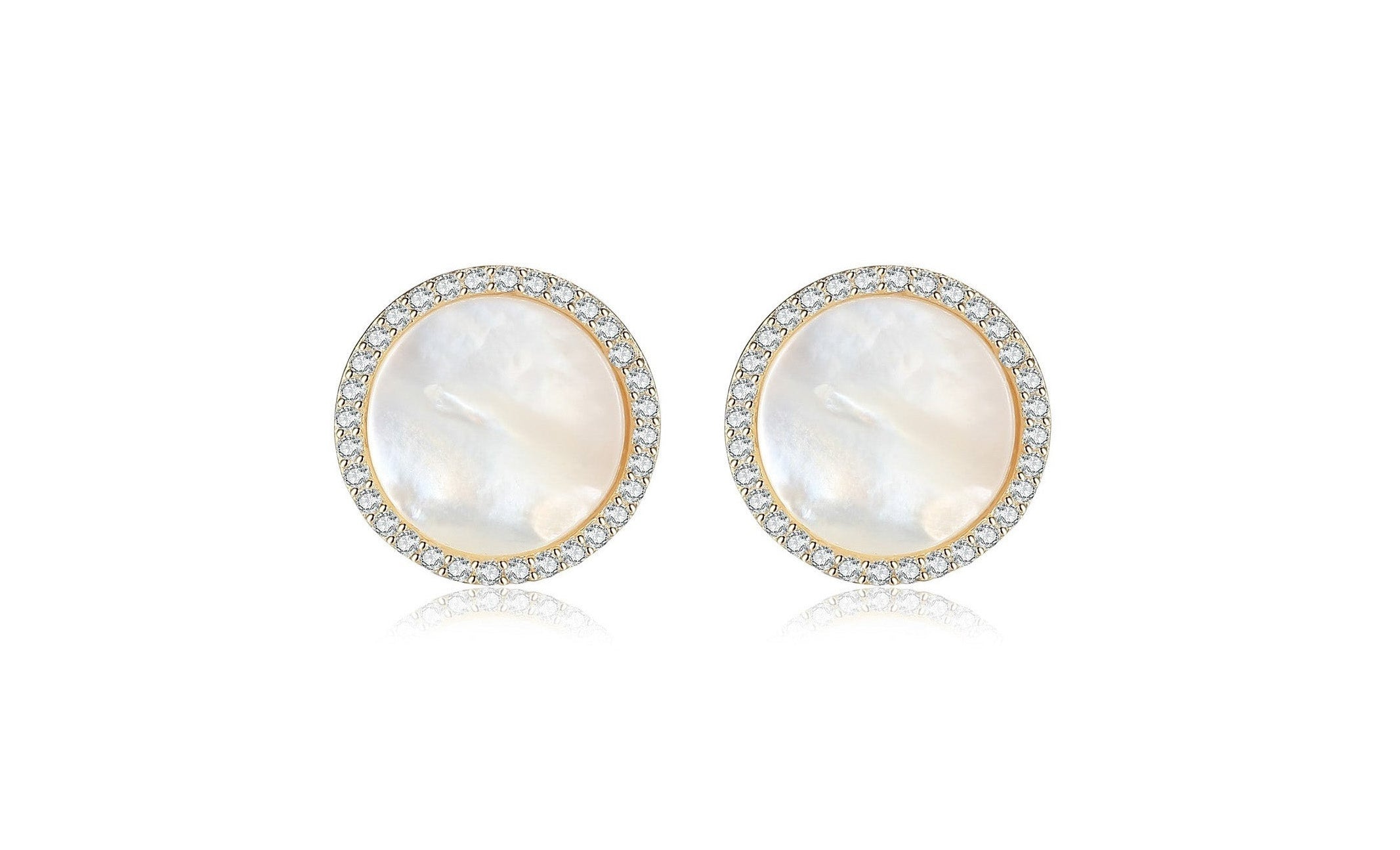 Oorknoppen parel, parel zilver oorbellen, gouden parel oorbellen, parelmoer oorknoppen, ronde parel met stenen oorbellen, oorknoppen parel cirkel