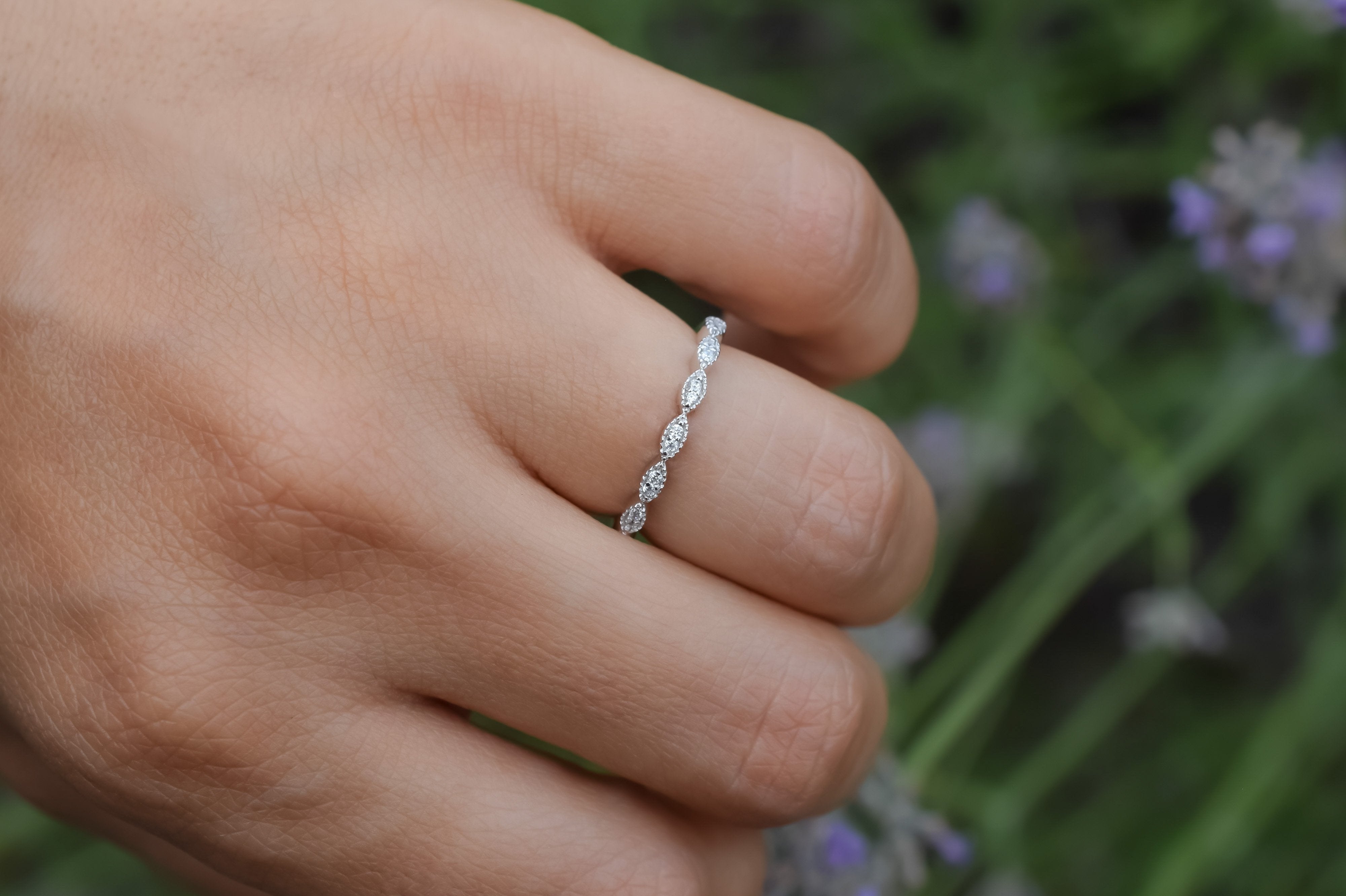 18k gouden aanschuifring, vintage ring goud, 18k verlovingsring, trouwring voor haar, aanschuifring vintage