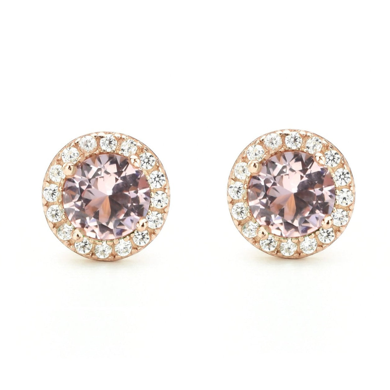 Morganiet stenen oorbellen, oorbellen morganite stenen, gouden morganiet oorbellen, roze oorbellen, natuurstenen oorbellen, ronde oorbellen, 18k oorbellen, morganiet roze oorbellen, roze gouden oorbellen, 18k rose gouden morganiet oorbellen, zilveren morganiet oorbellen, zilveren ronde oorbellen, zilveren 925 oorbellen natuurstenen, birthstone, geboorte stenen