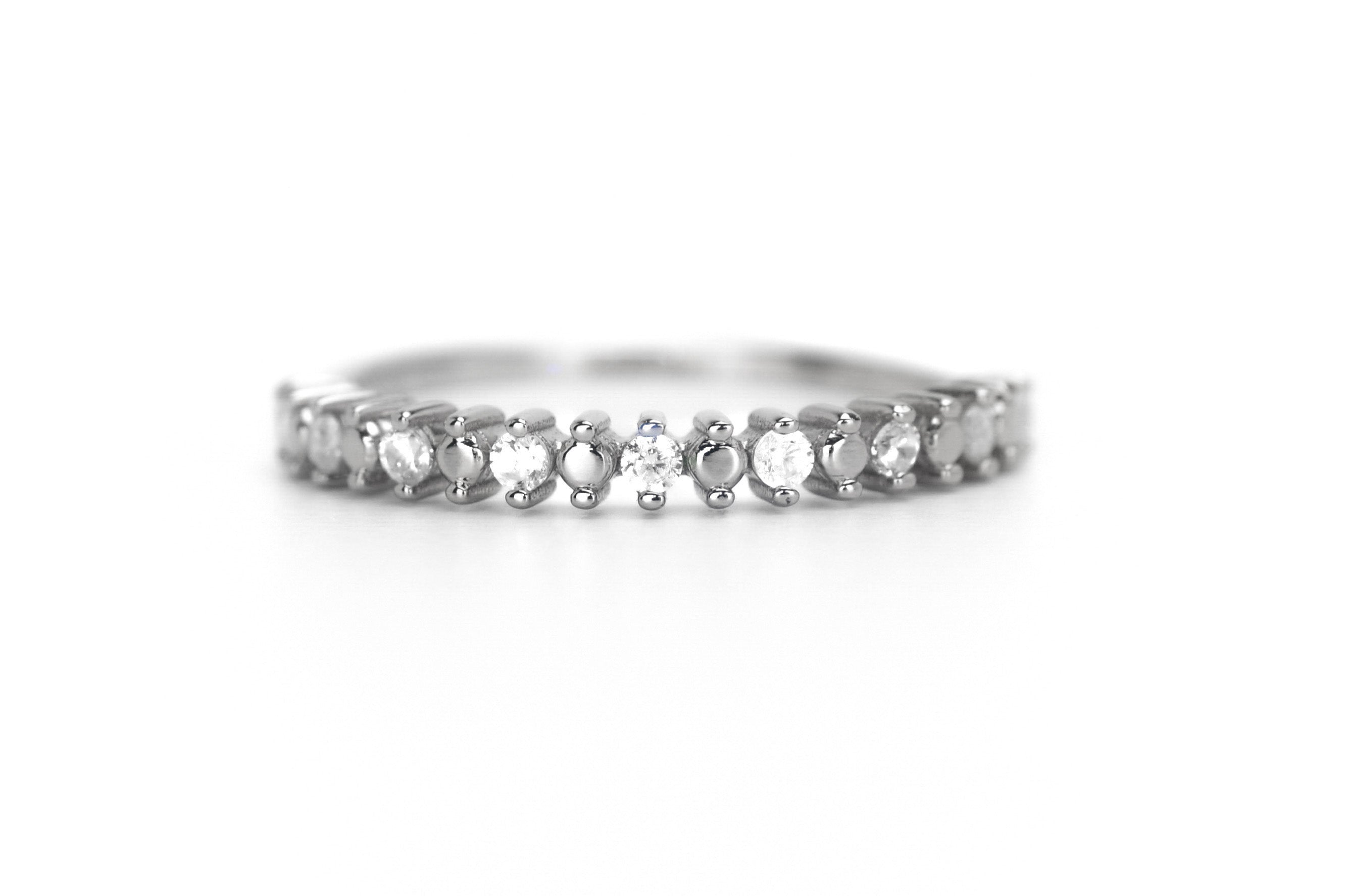 gouden ringband, rose ring met stenen, zilveren ring, ring met stenen, zilveren ring met stenen, stapelring zilver