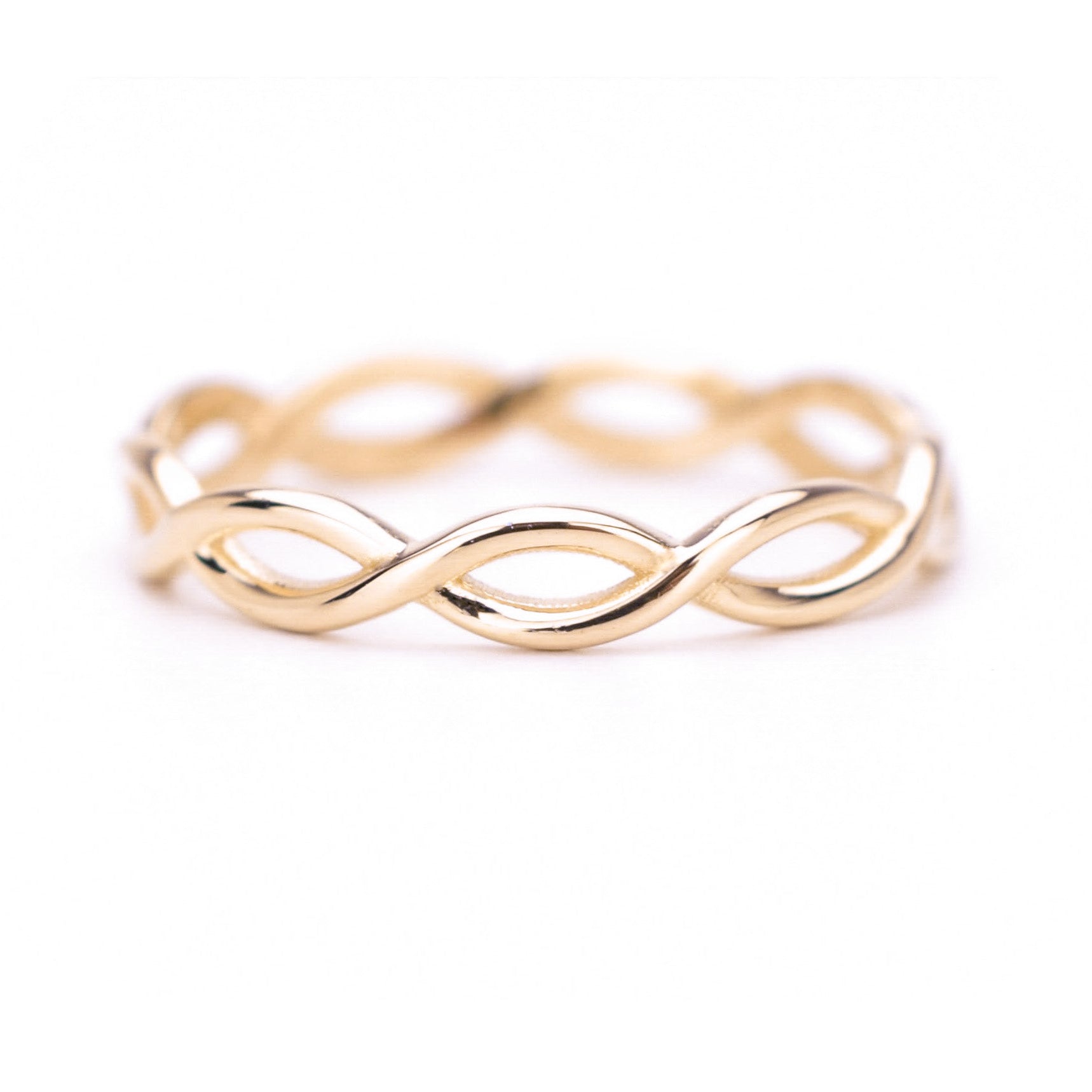 Aanschuifring 14K Goud Celtic Twisted BeMy