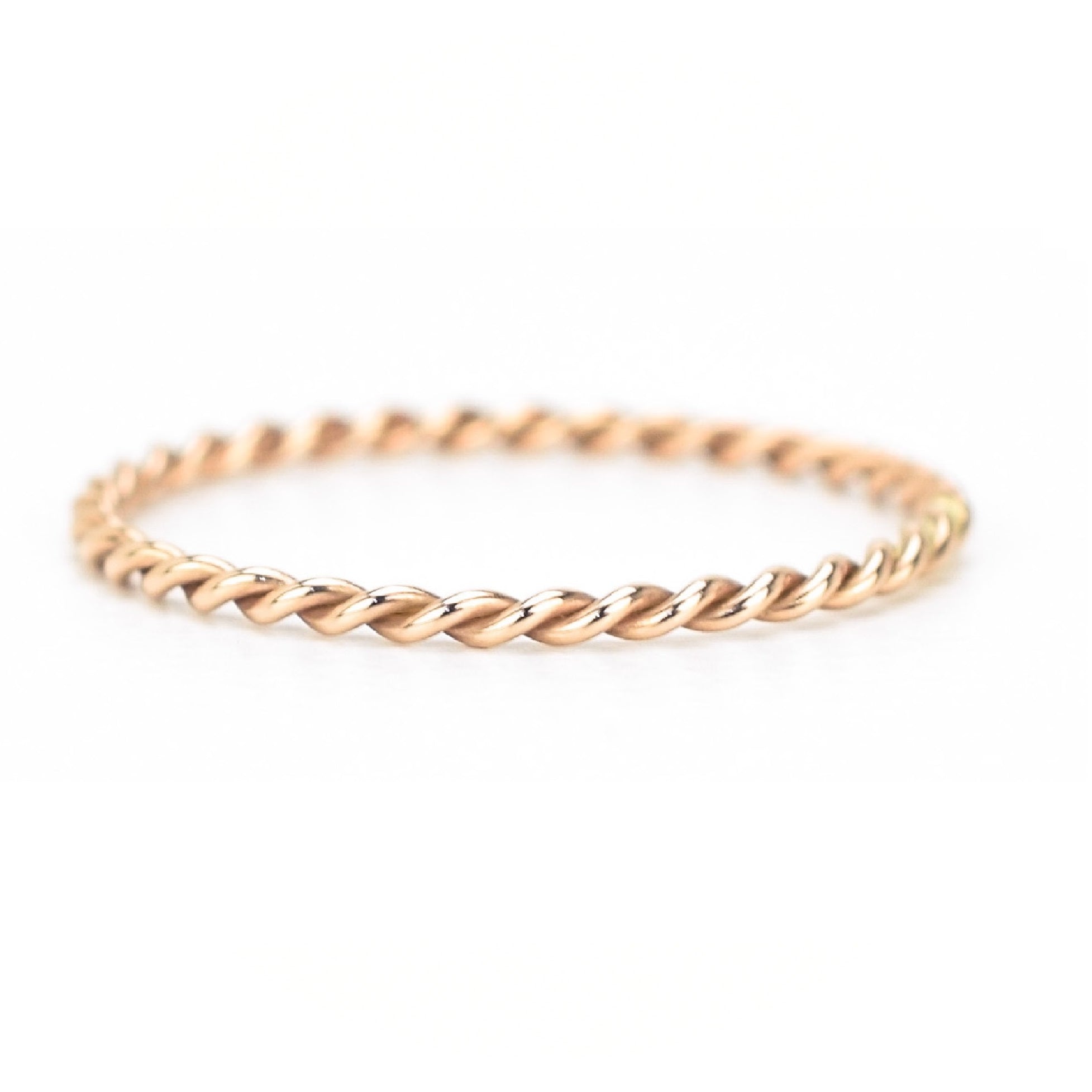 Aanschuifring 14K Goud Twisted 1.2mm BeMy