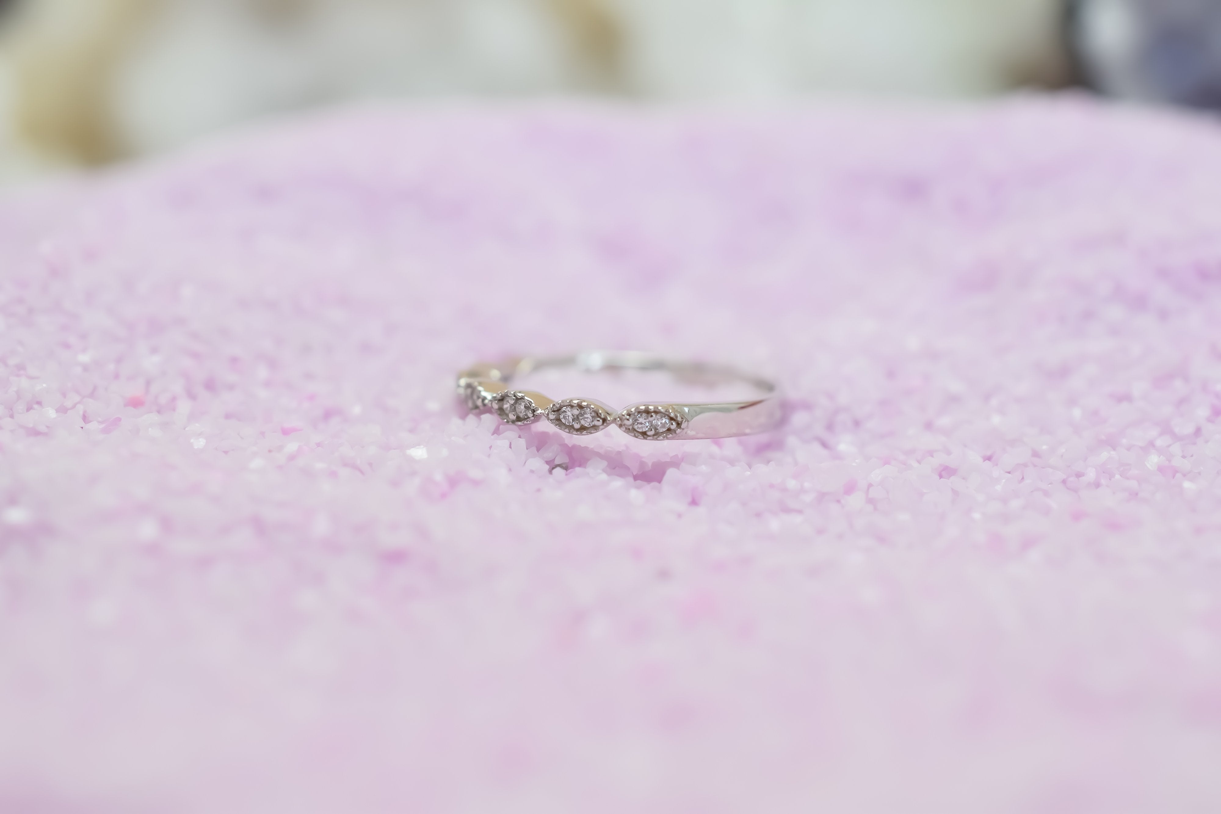 18k gouden aanschuifring, vintage ring goud, 18k verlovingsring, trouwring voor haar, aanschuifring vintage