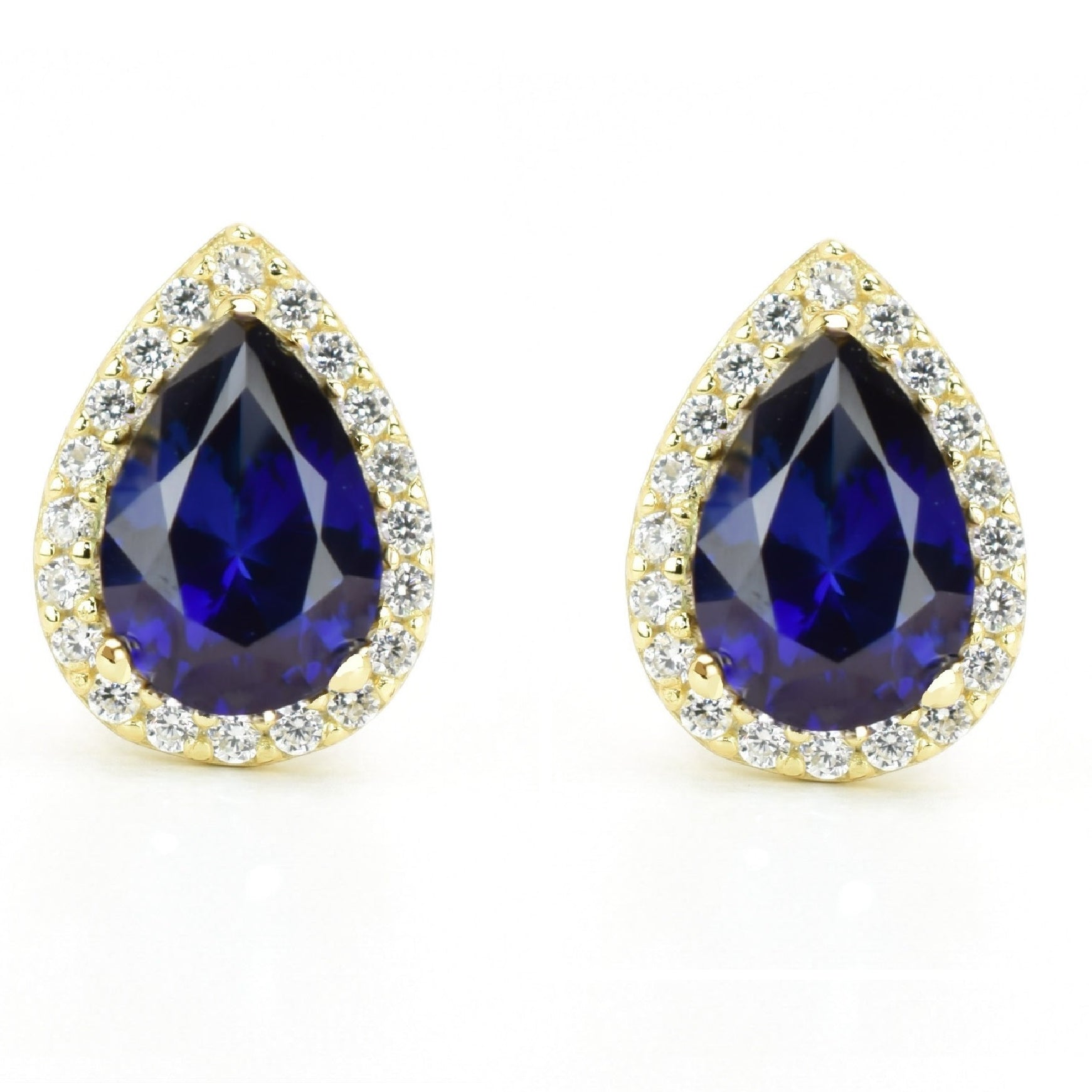 VerOna Saphir-Tropfenohrringe