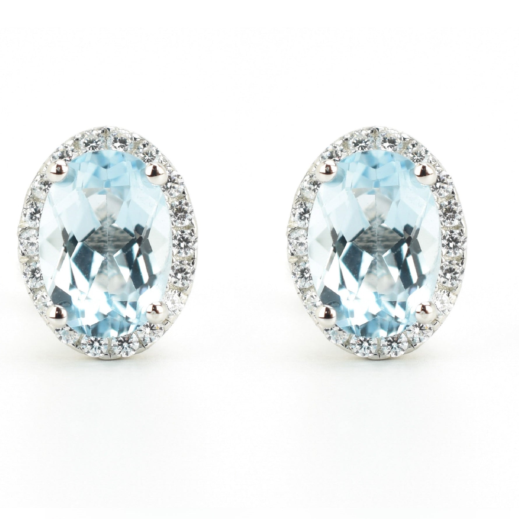 VerOna Topas Ovale Ohrstecker