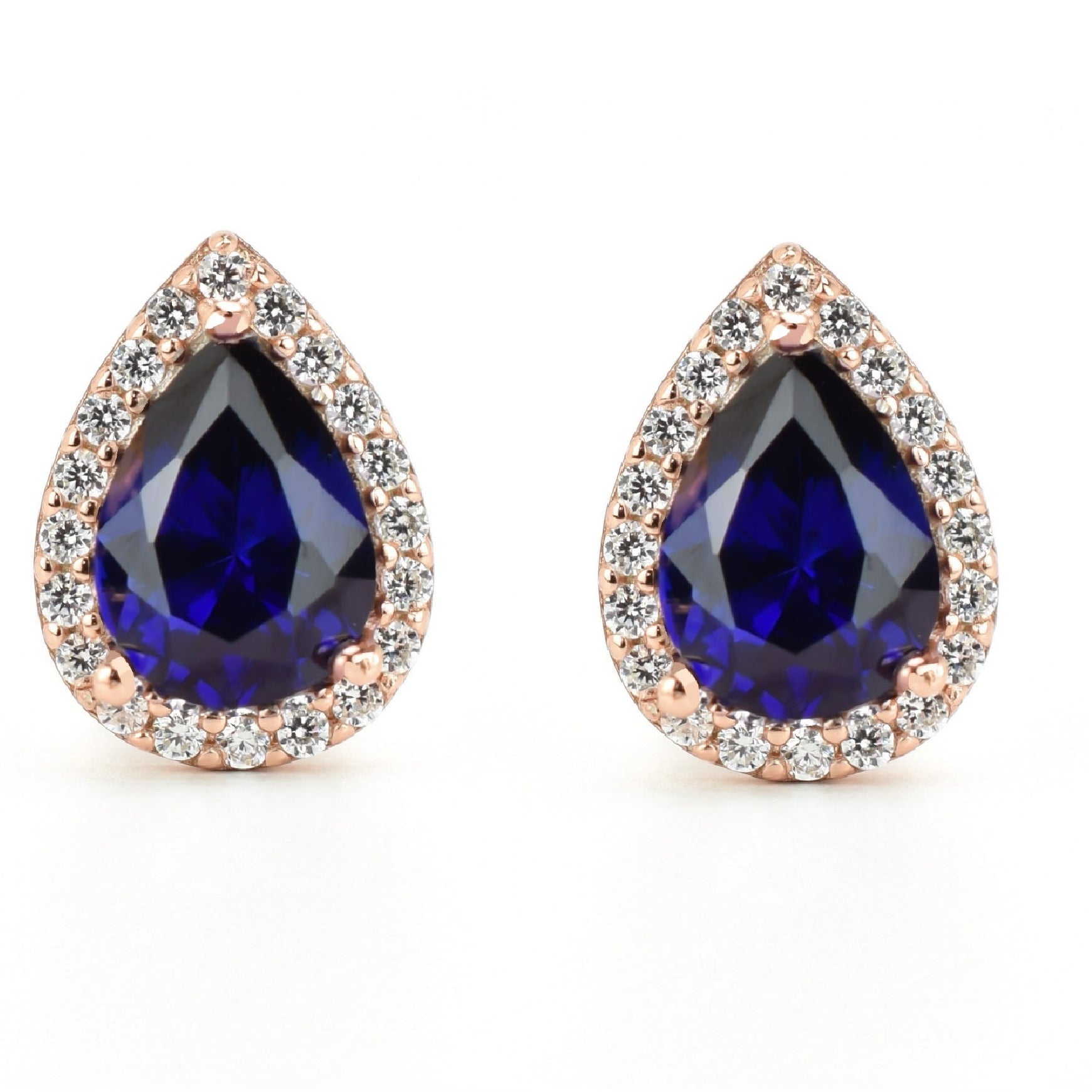 VerOna Saphir-Tropfenohrringe