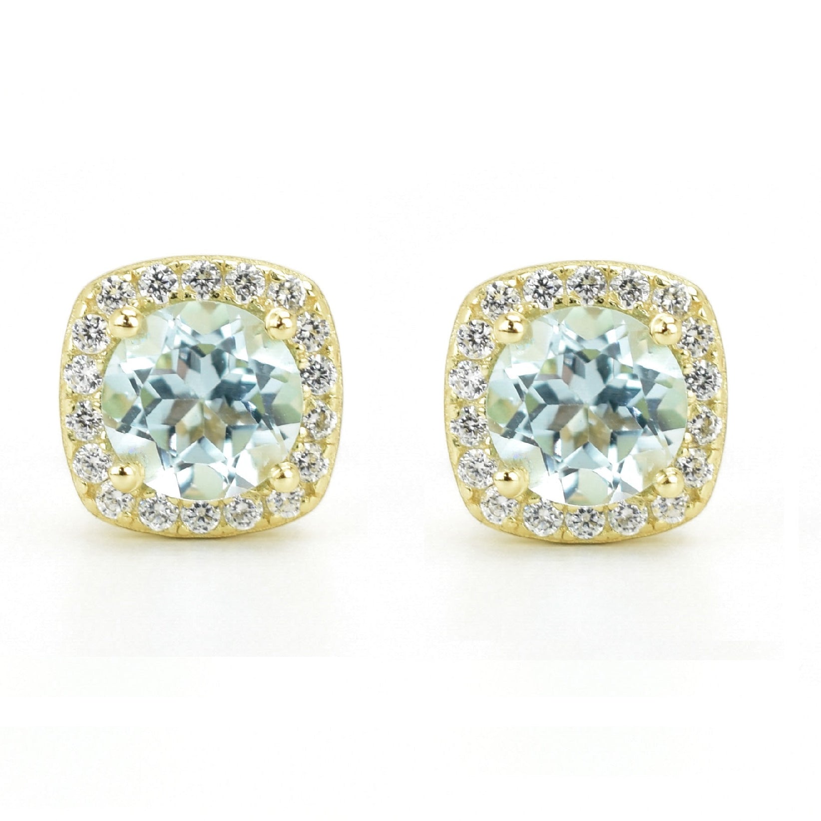 VerOna Topas Quadratische Ohrstecker