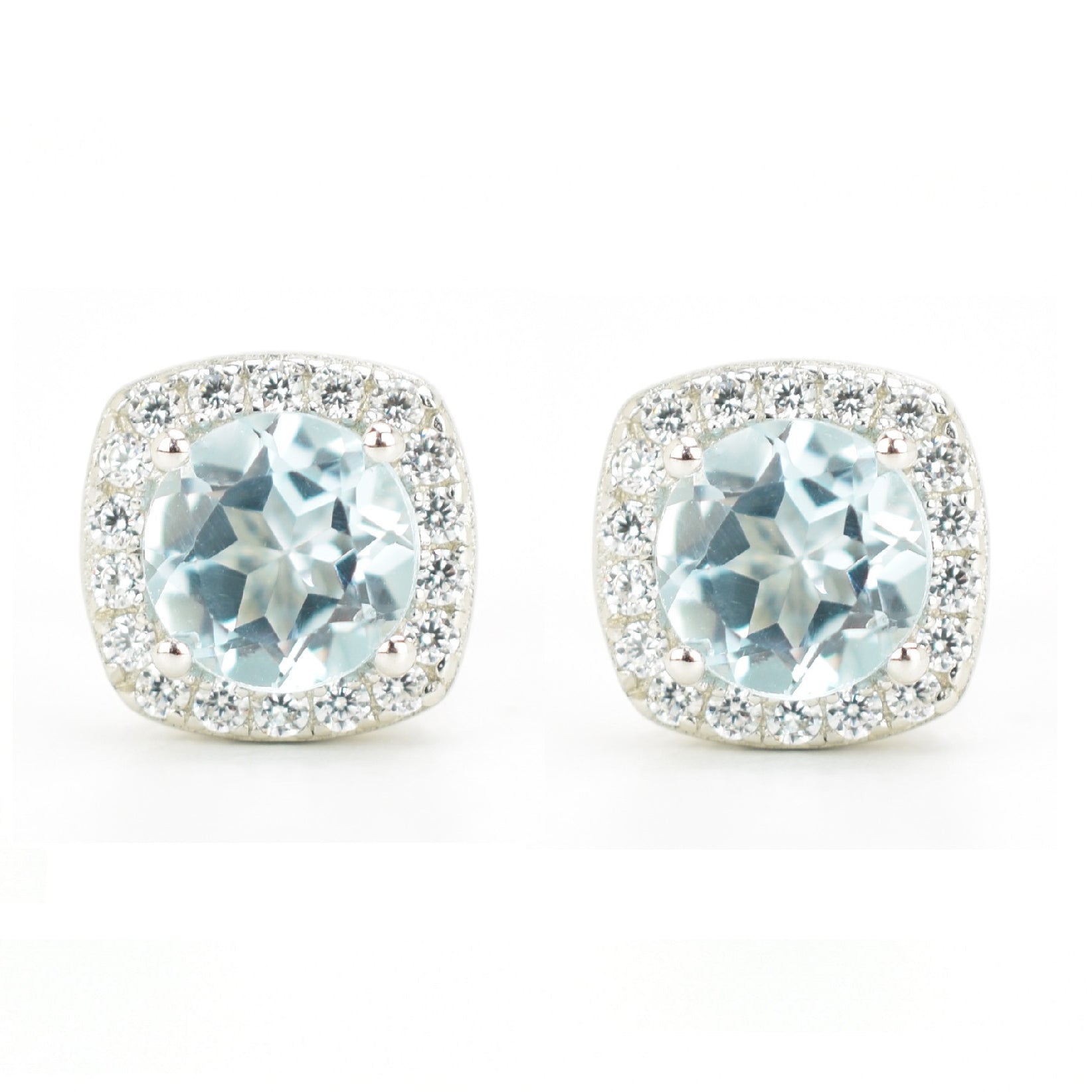 VerOna Topas Quadratische Ohrstecker