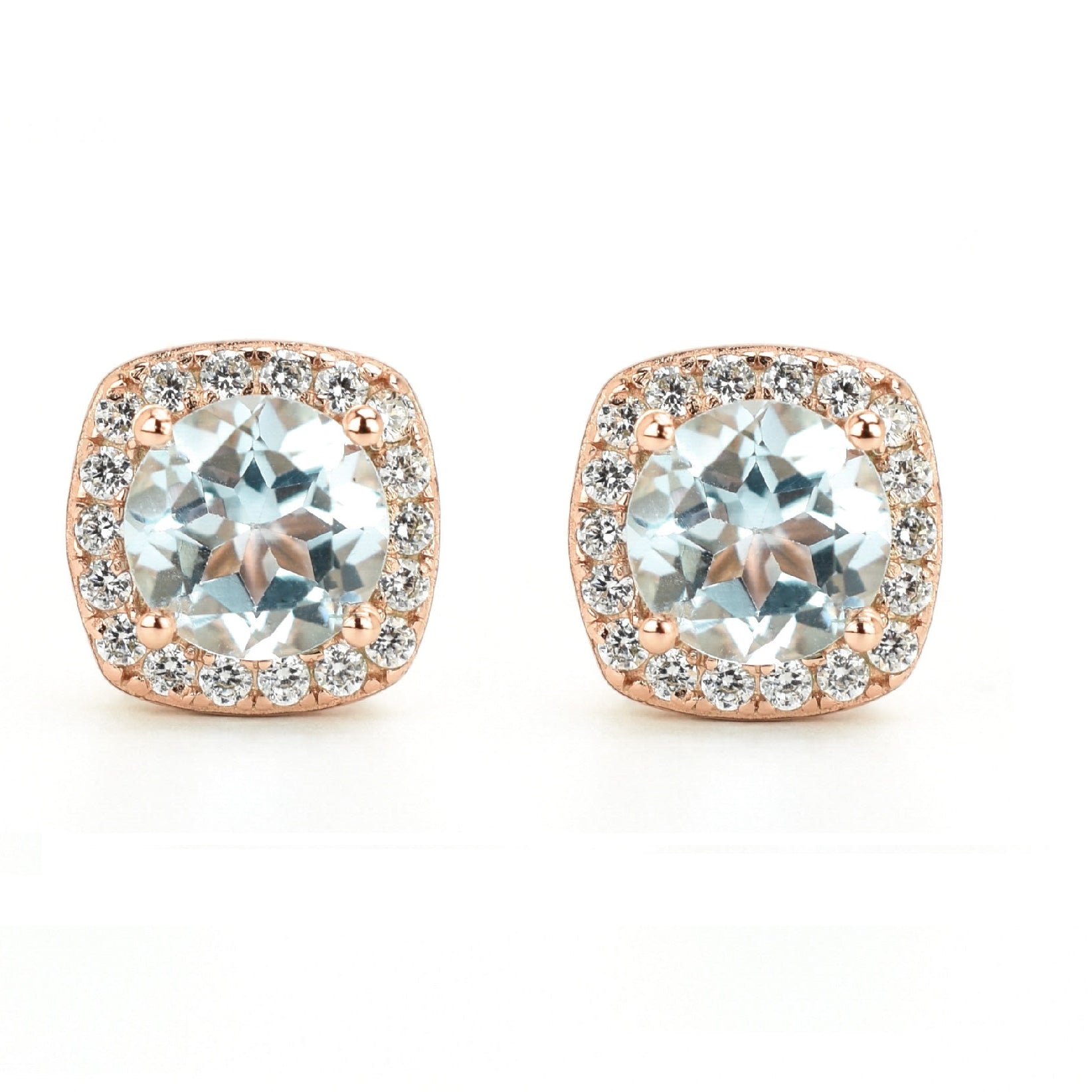 VerOna Topas Quadratische Ohrstecker