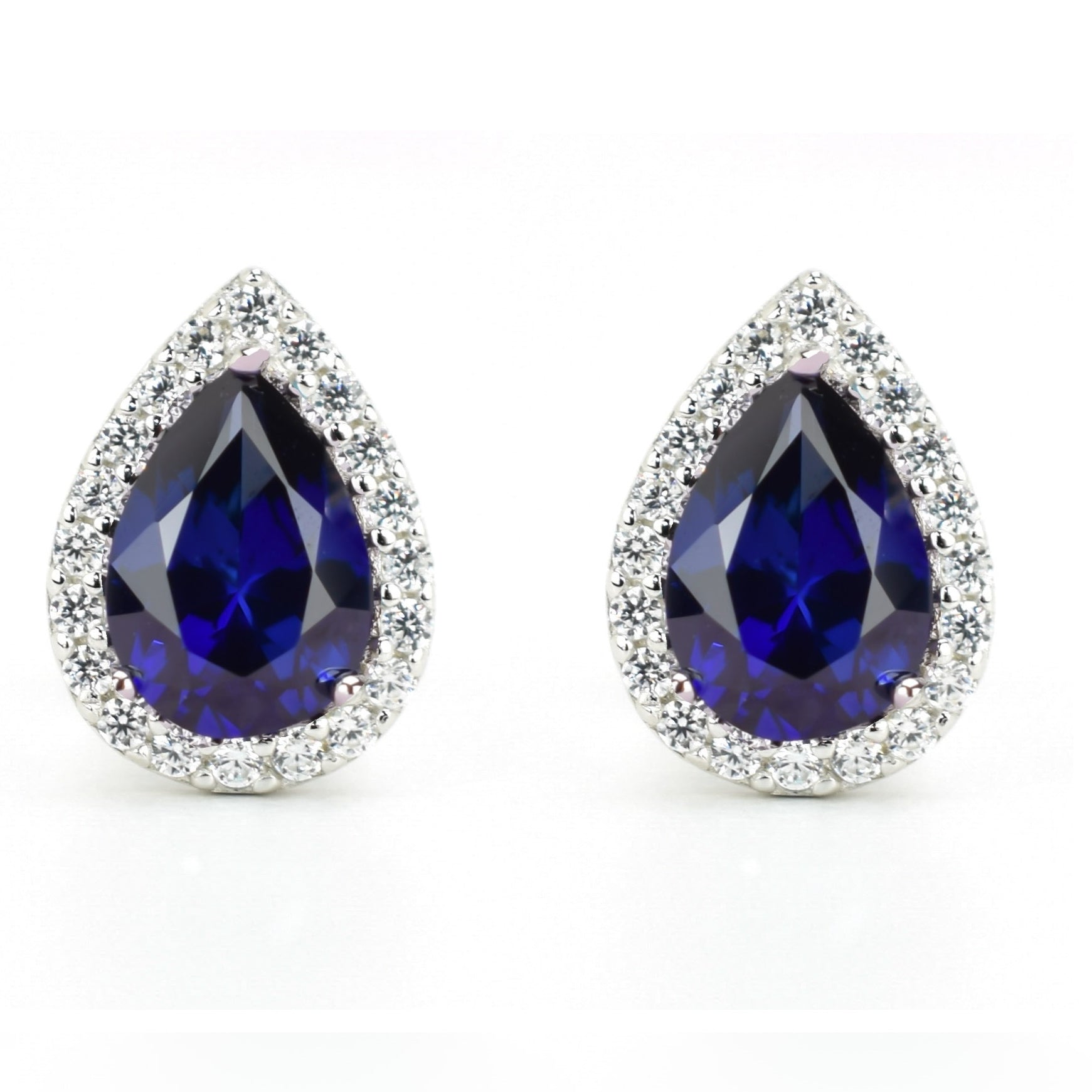 VerOna Saphir-Tropfenohrringe