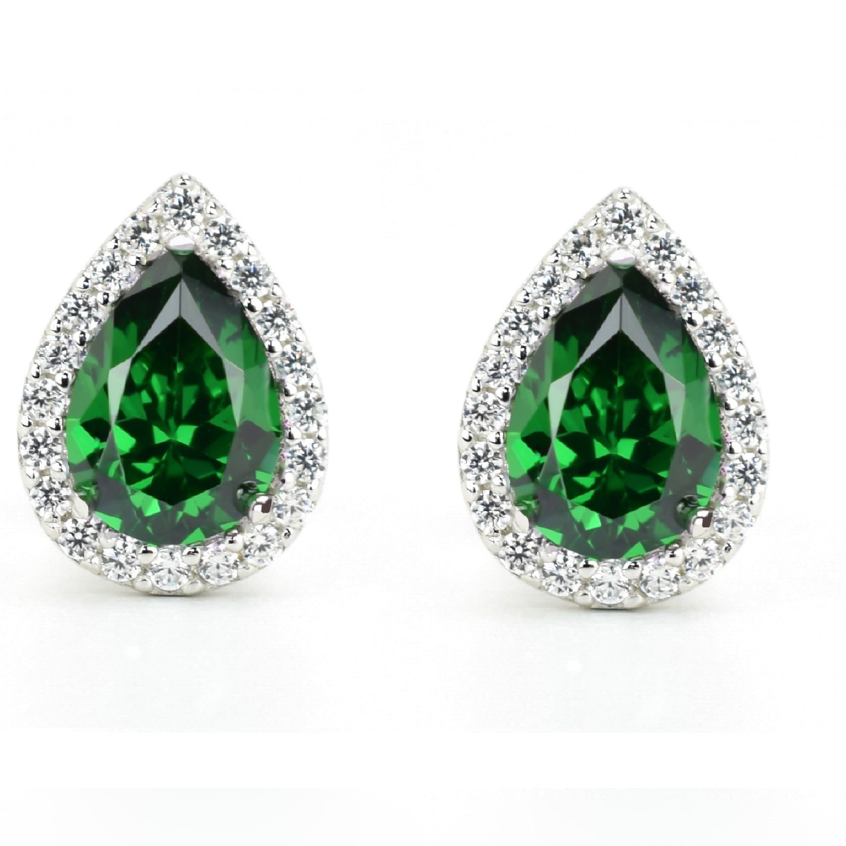 VerOna Smaragd-Ohrstecker