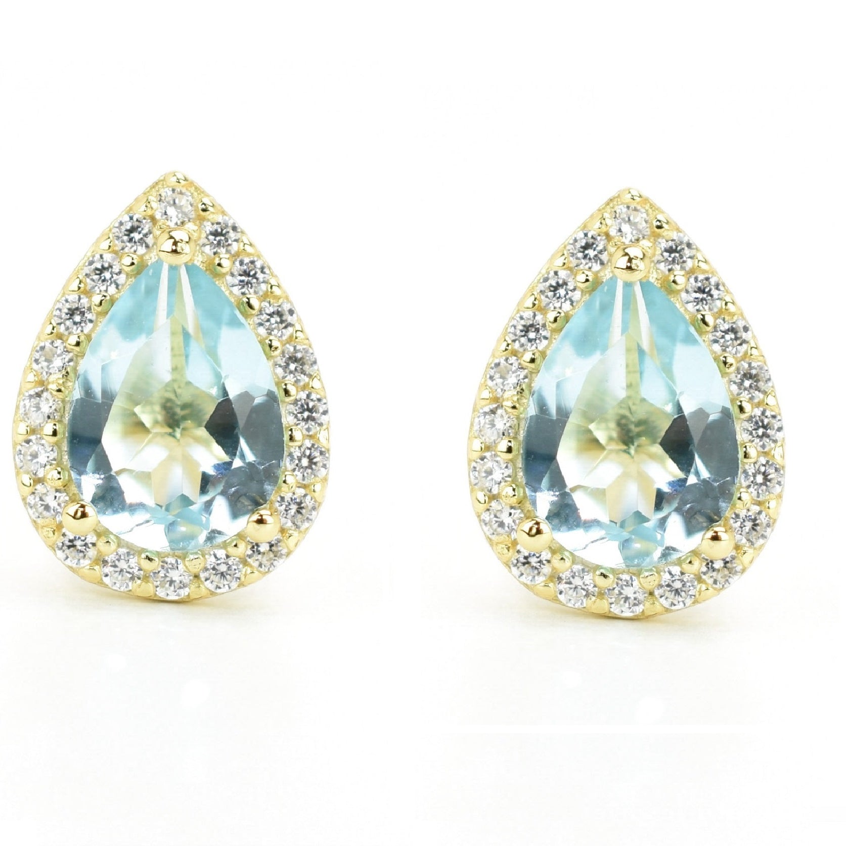 VerOna Topas Tropfenohrstecker