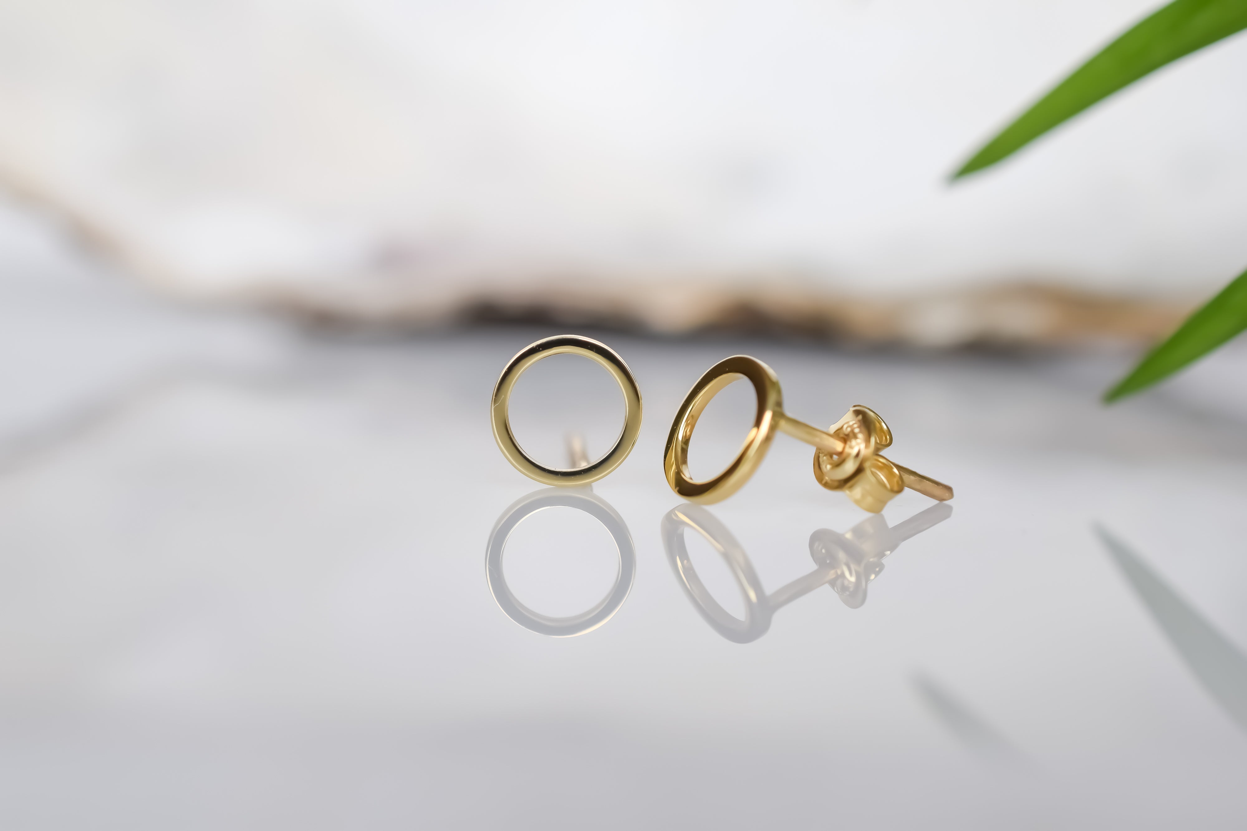 Gouden oorbellen open rondjes, open rondjes oorbellen goud voor dames, dames gouden oorbellen, ronde oorbellen meisjes, open cirkel oorbellen, 14k gouden oorbellen open rondjes