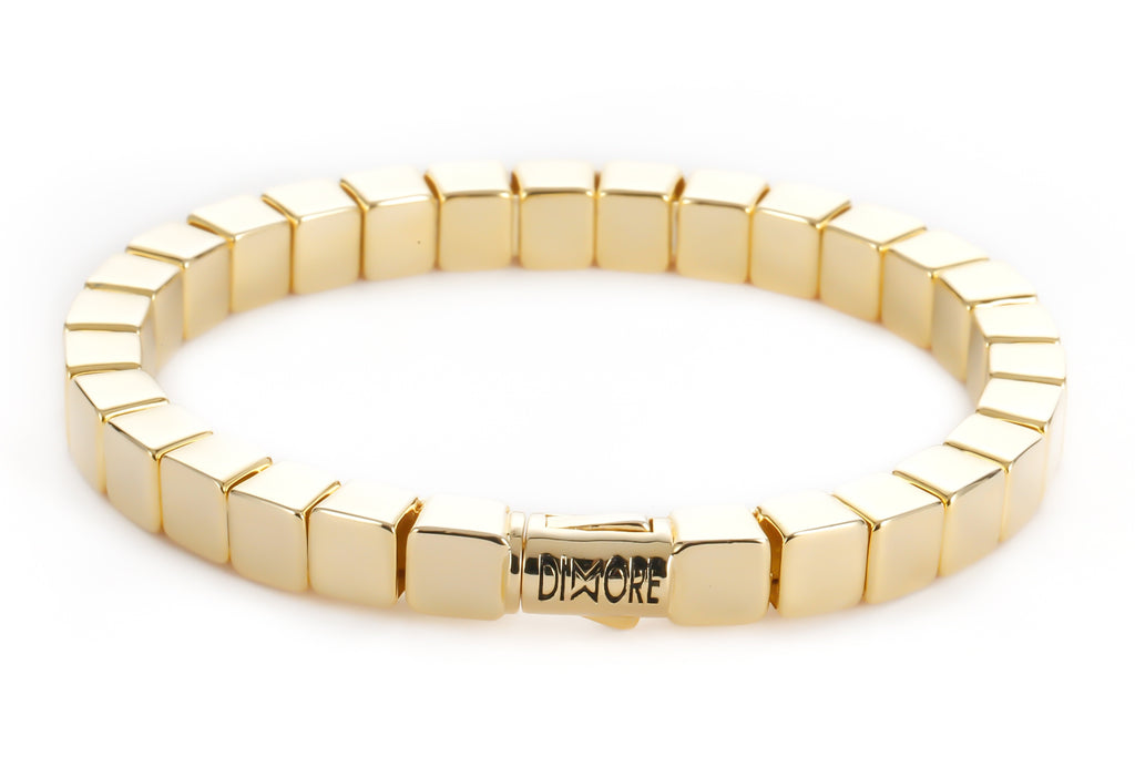 Capital Gold, Cube Bracelet, Mens bracelet, large men bracelet, gold bracelet, cube cuff, Large men bracelet, wide men bracelet,
