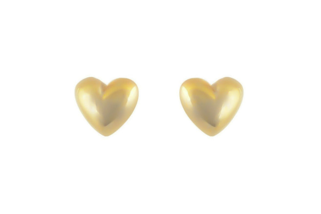 14k gouden harten oorbellen, gouden hartjes oorknoppen, dames ghart oorbellen, meisjes hartjes oorbellen goud, gouden oorbellen hartjes, 14k kleine hart oorbellen, dichte oorbellen hartjes goud