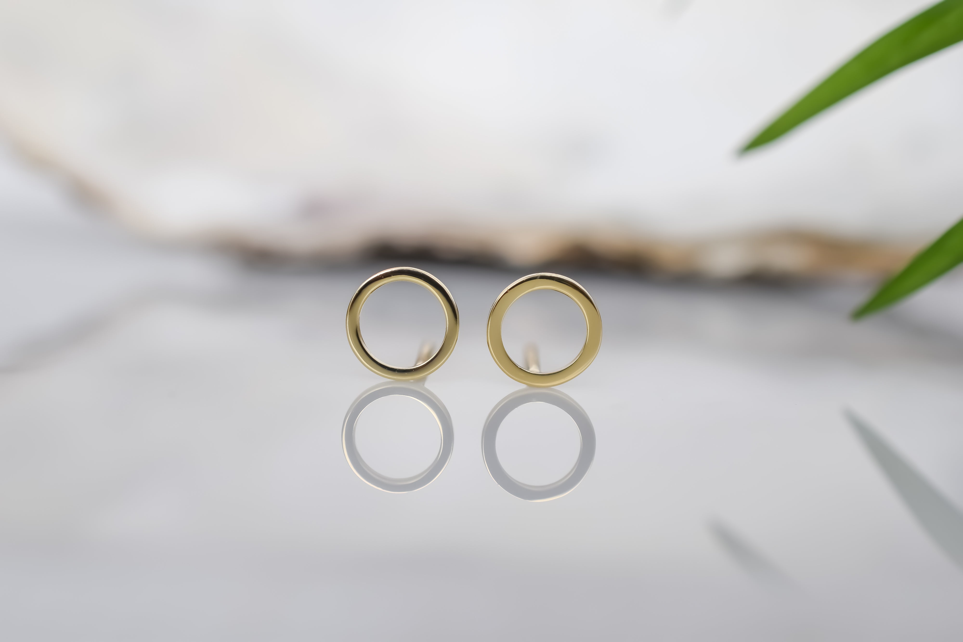 Gouden oorbellen open rondjes, open rondjes oorbellen goud voor dames, dames gouden oorbellen, ronde oorbellen meisjes, open cirkel oorbellen, 14k gouden oorbellen open rondjes